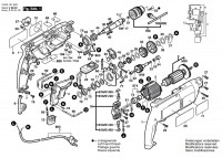 Bosch 0 603 161 803 Csb 650-2 Ret Percussion Drill 230 V / Eu Spare Parts